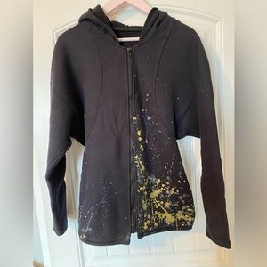 Dolman Sleeve Hoody Hand Painted